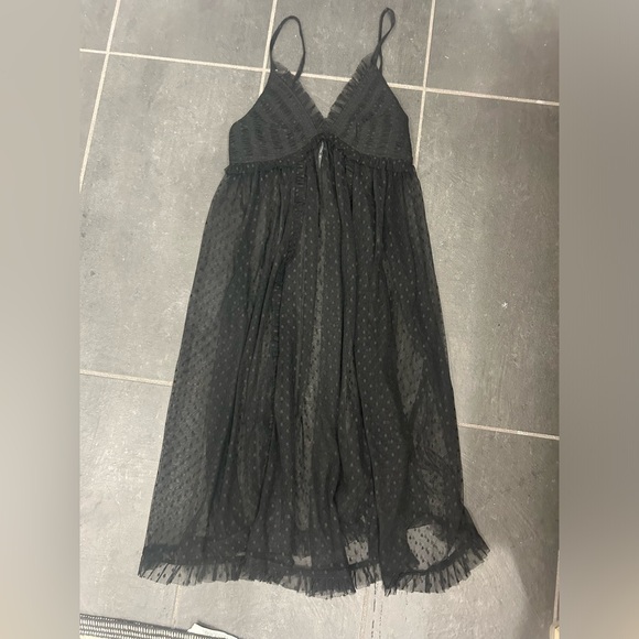 Anthropologie Sheer Overlay Dress - xs - Picture 2 of 4